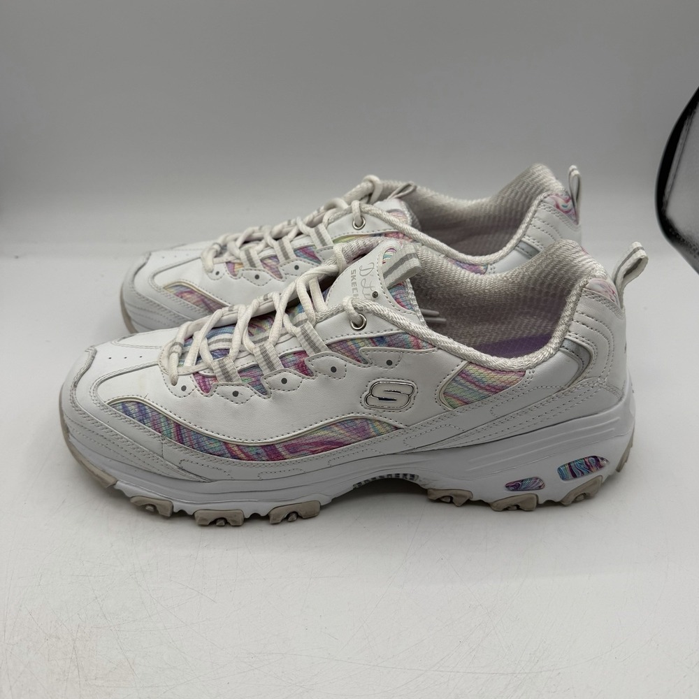 Skechers D'Lites Whimsical Dream Shes Women Sz 11 White/Colorful Sneakers 149789 - Picture 5 of 10